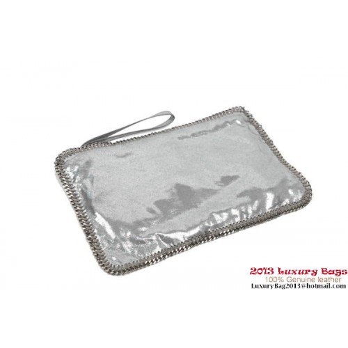 Сгъваем клъч Stella McCartney Falabella 832 Сребрист