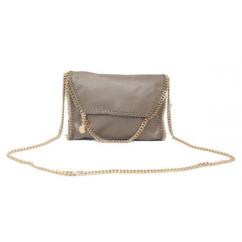 Чанта Stella McCartney Falabella от каки PVC, през рамо, 875 златиста