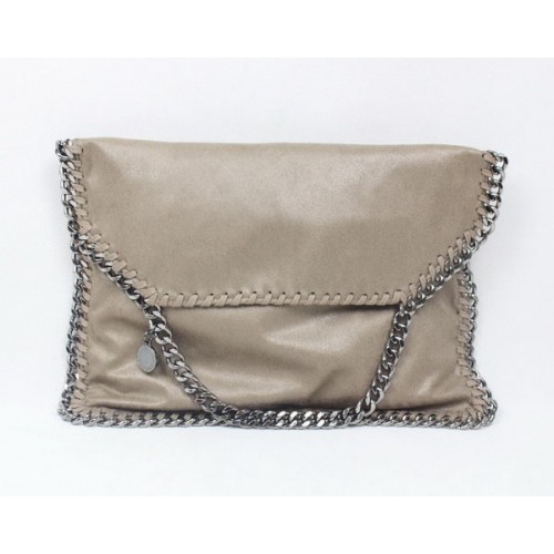 Чанта Stella McCartney Falabella от каки PVC, кръстосано рамо, 876 сребриста