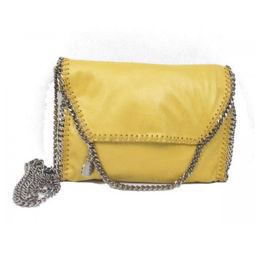 Чанта Stella McCartney Falabella от PVC, жълта, 875