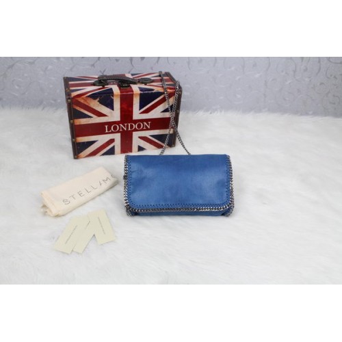 Чанта Stella McCartney Falabella от PVC, синя, SM829