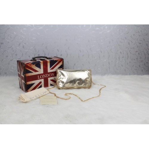 Чанта Stella McCartney Falabella от PVC, златиста, SM829
