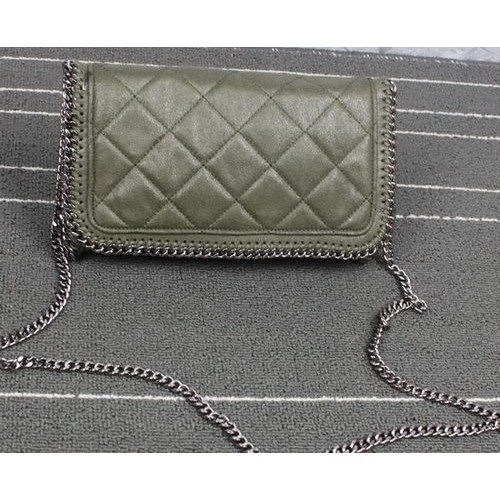 Чанта Stella McCartney Falabella PVC Cross Body SM882 зелена