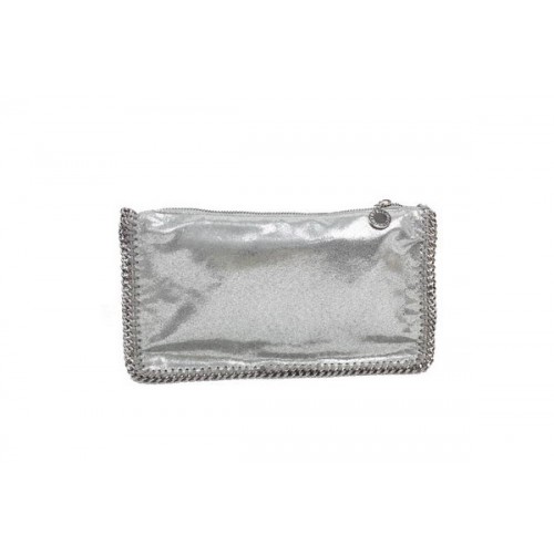 Чанта Stella McCartney Falabella от PVC сгъваема, 865 сребриста