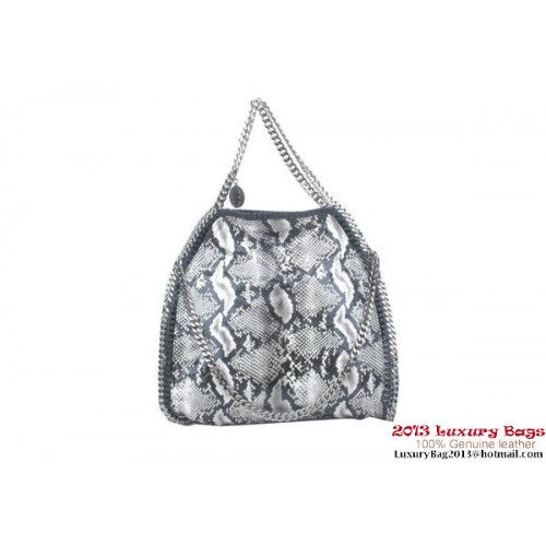 Чанта Stella McCartney Falabella Snake PVC Fold Over Tote 809 сива