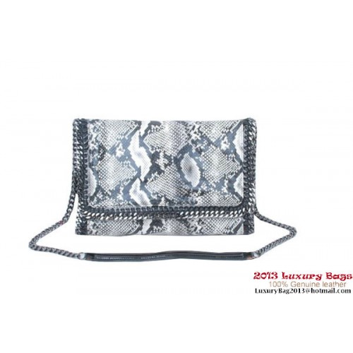 Чанта Stella McCartney Falabella Snake PVC през рамо 822 сива