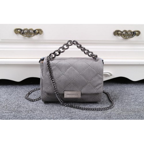 Чанта Stella McCartney Quilted Denim Cross Body SMC015 сива