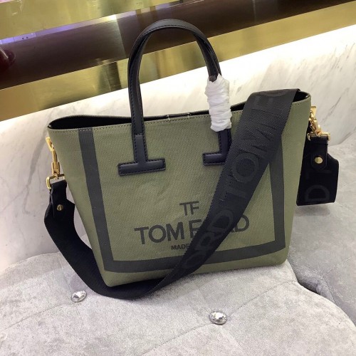 Пазарска чанта Tom Ford TF6326 зелена