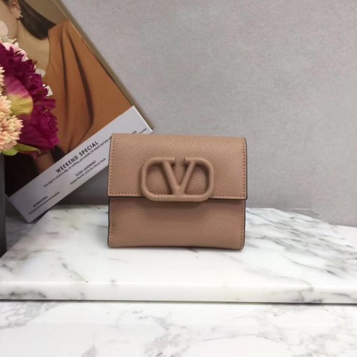 VALENTINO Оригинална кожена чанта с верижка 067 розова