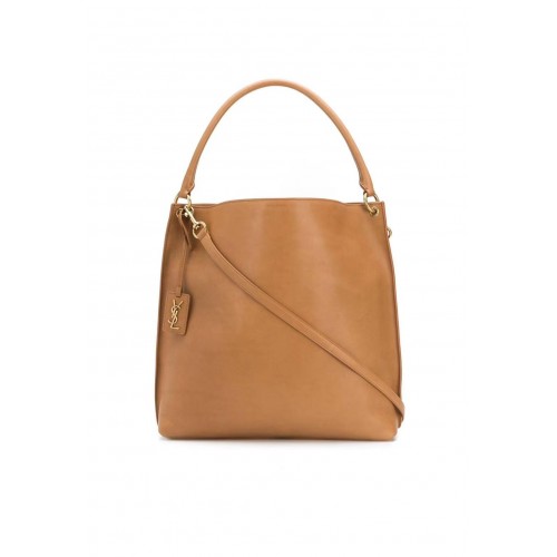 Чанта за през рамо от телешка кожа Yves Saint Laurent Y635266 кафява