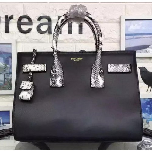 Класическа чанта Yves Saint Laurent Sac De Jour Y2910L Черна