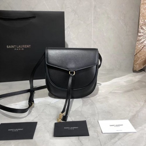 Чанта за през рамо от телешка кожа Yves Saint Laurent Y551559 черна