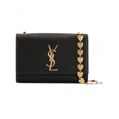Чанта за рамо Yves Saint Laurent Kate малка оригинална кожена Y517023 черна