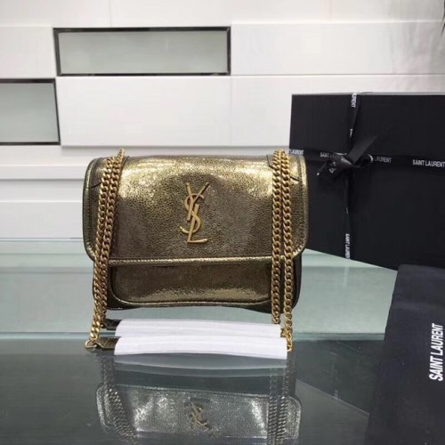 Yves Saint Laurent NIKI BABY IN LAMBSKIN 5811 златен