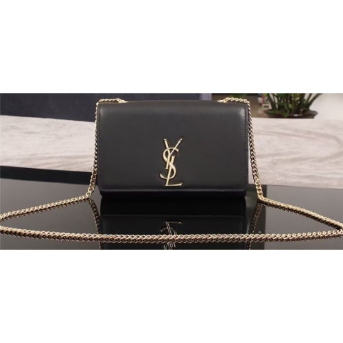 Чанта през рамо Yves Saint Laurent Monogramme 1311228 Черна