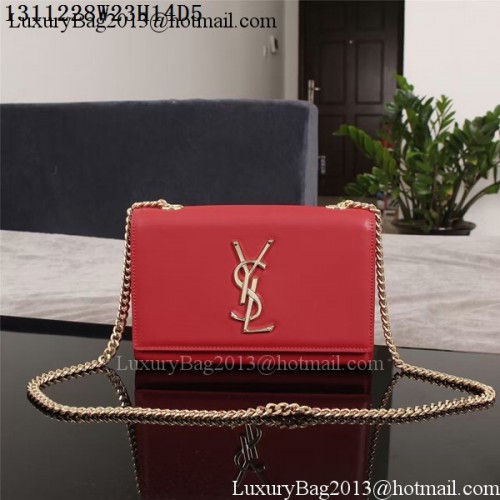 Чанта през рамо Yves Saint Laurent Monogramme 1311228 Червена