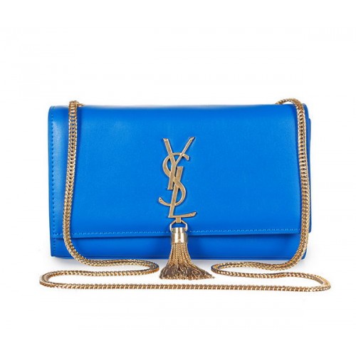 Чанта за рамо Yves Saint Laurent Mini Monogram 326076 Синя